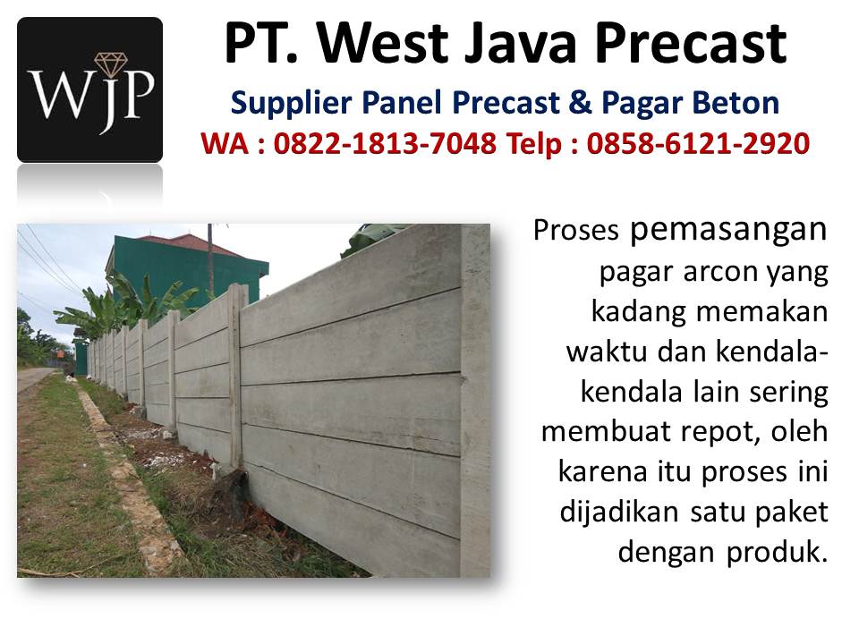 Mengatasi dinding beton bocor hubungi wa : 085861212920 Pabrik-pagar-panel-beton-pracetak