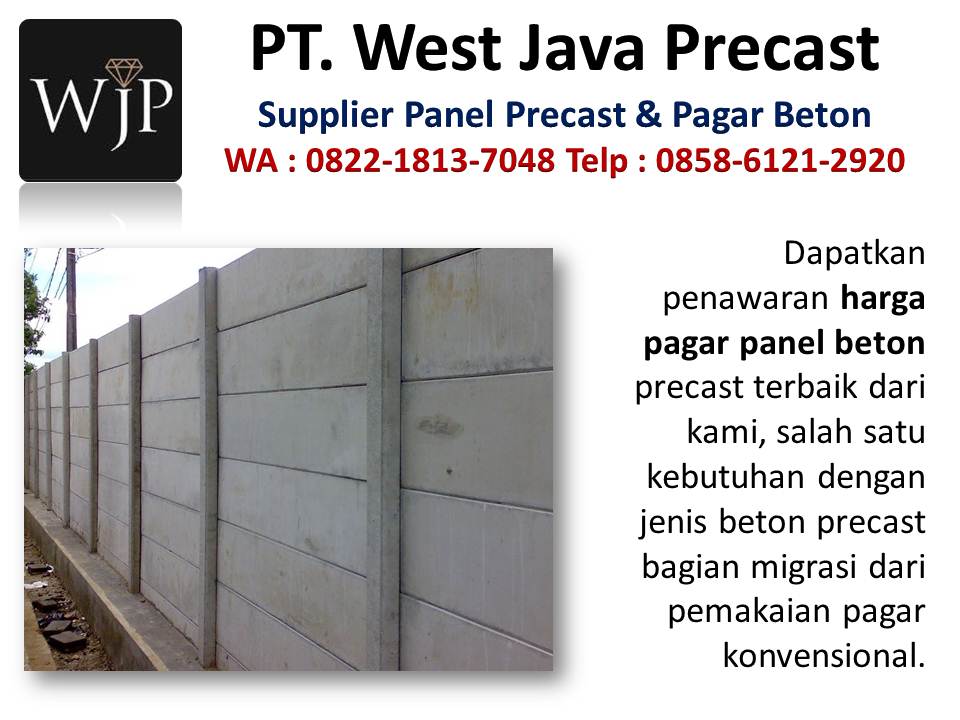 Pabrik pagar beton dan besi hubungi wa : 082218137048, produsen panel precast di Bandung Pabrik-pagar-precast-precon
