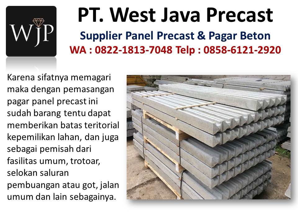 Jual pagar beton susun hubungi wa : 082218137048, perusahaan dinding precast di Bandung. Analisa vendor pagar beton wilcon dan dinding beton penahan tanah Pagar-beton-mewah